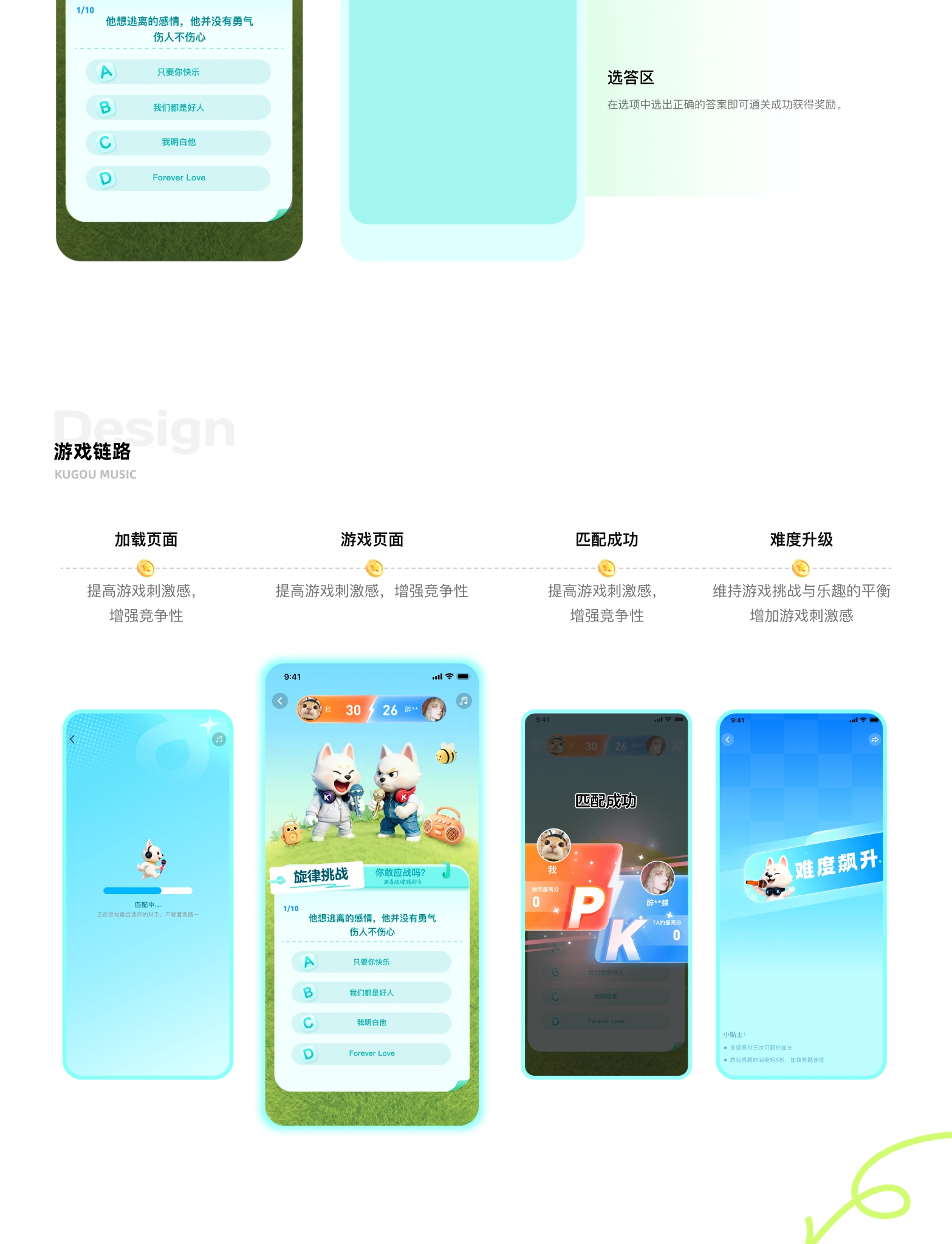 猜歌游戏页面拆解与游戏链路